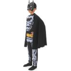 Yüsü Kaslı Batman Kostümü - Siyah - 5 - 6 Yaş
