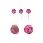 Yusuf Dirik YD Party Supplies Minnie Mouse Cupcake ve Kürdan Set 12 Adet