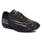 Yusuf Shoes Yusufshoes Boğazlı Çocuk Yetişkin Dişsiz Halı Saha Futbol Ayakkabısı - Siyah - Altın