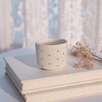 Yuugi Ceramic El Yapımı Seramik Kulpsuz Minimal Pembe Kalpli Kupa Bardak 200 ml Mug Kalp Desenli Kahve Bardağı Hediye - Koyu Pembe - 1 Adet