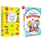 Yuva 1.Sinif Dik Temel Harflerle Okumaya Ilk Adim + Cok Guzel Okuyorum Hikaye Seti 20 Kitap