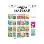 Yuva Yayınları Sihirli Parmaklar 1. Sınıf Dünya Klasikleri Seti 20 Kitap + 2 Kitap Hediye Büyük Boy