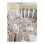 Yuvam Bebek Nevresim Takımı (60X120 LASTİKLİ ÇARŞAF, 95X145 NEVRESİM,35X45 YASTIK KILIFI)