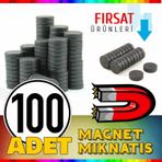 Yuvarlak 1.4 Cm-3 Mm 100 Ad. Miknatis Magnet