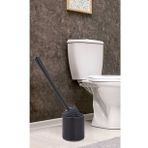 Yuvarlak Altı Kapalı Hazneli Silikon WC Klozet Temizleme Fırçası