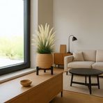 Yuvarlak Ayaklı Modern Saksı