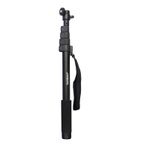 Yuvarlak başlı Reticam® selfie Stick tek ayak – 40,6 cm 139,7 cm ayarlanabilir bile Dikey çubuk kamerası ve üç ayaklı sehpa sabitleme için GoPro ve akıllı telefonlar için – MP55, alüminyum, siyah