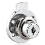Yuvarlak Çekmece Kapak Kilidi 16mm