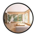Yuvarlak Çerçevesiz Banyo Aynası, Modern ve Minimalist, Banyo ve Yatak Odası Dekoru için İdeal
