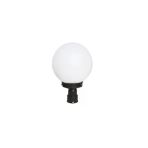Yuvarlak Direk Üstü Glop Bahçe Aydınlatma Armatürü (4-6 Cm Çapında Yuvarlak Borular İçin Uygun.)