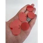 Yuvarlak Elbise Pvc Payet Pul Kirmizi 30Mm 650 Gram