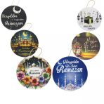 Yuvarlak - Epoksi Büyük Kapi Süsü Hoşgeldin Ramazan (5047)