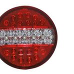 YUVARLAK LED STOP LAMBASI HAMBURGER TİP 12 VOLT 4 FONKSİYONLU ORJ