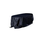 Yuvarlak Masa Bahçe Koruma Örtüsü 200x100 cm – Su Geçirmez Lacivert Oxford Kumaş | 180x100 cm Masa ve 4 Sandalye Uyumlu