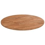 Yuvarlak Meşe Ahşap Yemek Masası Üstü Değiştirme - 40 cm Çap, 1,5 cm Kalınlık, Açık Kahverengi - Kahve Masaları, Restoranlar, Barlar ve Ticari Kullanım için Mükemmel.