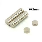 Yuvarlak Neodyum Mıknatıs 6X2mm