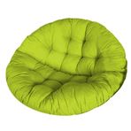 Yuvarlak Sandalye Minderleri 110 cm Dış Mekan/İç Mekan Koltuk Minderleri Bahçe, Veranda, Oturma Odası Balkonu için Şık Yeşil Yastık Kılıfları Rahat ve Çok Yönlü Dekor