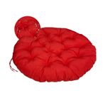 Yuvarlak Sandalye Minderleri Dış Mekan ve İç Mekan Koltuk Kılıfları Bahçe Balkon Oturma Odası Yastığı Ekstra Yumuşak Minder 120x120 cm Kırmızı Konfor ve Stil için Mükemmel