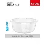 Yuvarlak Şeffaf Badya 1 Adet 3 No -E175 - Renkli