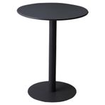 Yuvarlak Sehpa Küçük Kırmızı Komidin Sağlam Metal Tüp Sayaç Yüksekliği Kokteyl Bar için Bistro Masası 40 x 50 cm Şık Modern Tasarım Oturma Odası için İdeal