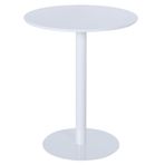 Yuvarlak sehpa küçük kırmızı komidin sağlam metal tüp tezgah yüksekliği bistro masa kokteyl bar için 50 cm çap x 60 cm yükseklik modern ev dekor