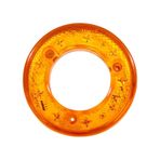 Yuvarlak Simit Tip Led Lamba 9 Led 12/24v Sarı Stop Lamba Kod:67s