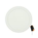 Yuvarlak Sıva Üstü Led Panel Armatür Trafolu 25W Beyaz Gün Işığı (Gün Işığı 3000K)