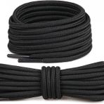 Yuvarlak Spor Ayakkabı ve Sneakers Bağcığı, Dayanıklı Polyester Bot Bağcık Ayakkabı İş Ayakkabısı Aksesuarı - 120 cm - 1 Çift