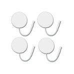 Yuvarlak Tens Elektrot Pedi 3.2 Cm Çaplı. Pakette 4 Adet