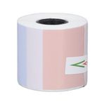 Yuvarlak Termal Sticker Etiketi 30x30mm Taşınabilir Kendi Yapışkan Busin Termal Sticker Saf Renk Yuvarlak Etiketal Sapanmış Yazıcı (saf renk)