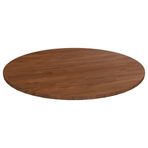 Yuvarlak Yedek Yemek Masası, 90 x 1,5 cm, Koyu Kahverengi Katı Meşe Ahşap, Restoranlar, Barlar, Ticari Kullanım, Cafe Mobilya, Dayanıklı ve Şık Kahve Masası