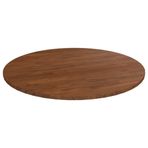 Yuvarlak Yedek Yemek Masası Üstü, 70 cm Çap, Katı Meşe Ahşap, Koyu Kahverengi, Ticari Kullanım, Kafe, Restoran, Kahve Dükkanı Mobilya için Bar Masası