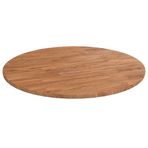 Yuvarlak Yemek Masası Değiştirme, 60 cm Çap, Katı Meşe Ahşap, Açık Kahverengi, Restoran ve Barlar için Kahve Masası, Ticari Kullanım, Kahve Mobilyaları, Dayanıklı Tasarım