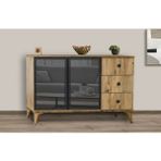 Yuvaset Home Maye Reflekte Mini Konsol Çam Camlı