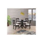 Yuvaset Home Uyar (Sadece Masa) Siyah 100*100+30 Fiskos Açılır Lake Masa