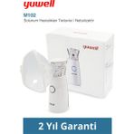 Yuwell Taşınabilir Mesh Hava Makinesi Sessiz Nebulizatör - Beyaz