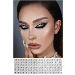 Yuz Tasi Kristal - Burun, Vucut Tasi, Tattoo Makyaj Tasi, Yapiskanli, 12 Adet