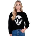 Yüz Unisex Sweatshirt (50, Siyah, S)