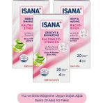 Yüz ve Bikini Bölgesine Uygun Soğuk Ağda Bandı 20 Adet X3 Paket - Zeytinyağlı