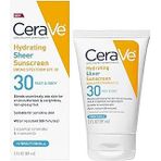 Yüz Vücut Için Nemlendirici Şeffaf Güneş Koruyucu Spf 30 | Çinko Oksitli, Hyaluronik Asit, Niasinamidler Seramitler İçeren Mineral Kimyasal Güneş Kremi | Paraben İçermez Kokusuz | 3 O
