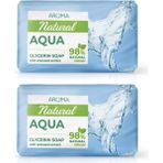 Yüz Yıkama Sabunu Aroma Natural Elementler Aqua 2 x 100 gr