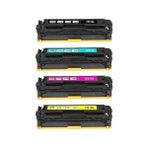 Yüzde Yüz Toner HP CF380A CF381A CF382A CF383A Pro M476 312A 4 Renk Muadil Toner