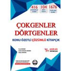 Yüzde Yüz Yayınları Çokgenler Dörtgenler Konu Özetli Çözümlü Kitapçık