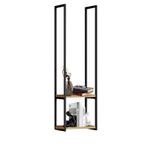 Yüzen Duvara Asılan Bitki Kitap Rafı Depolama Rafları Saksı Rafı Çiçek Standı Dekoratif Teşhir Rafları Mutfak Bar Oturma Odası Tavana Monte Şarap Bardağı Tutucu (30 x 30 x 145 cm)