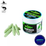 Yüzen Silikon Kurt - Glow Alabalık Yemi - 37Mm - Karides Kokulu - Küf Yeşili - Trout Bait