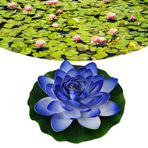 Yüzme havuzları Için Fotoğraf Pervanesi Için Yüzen çiçeklerinin 27 Cm / 10.6 inç çapında 27 Cm / 10.6 inç çapında (BLUE)