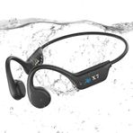 Yüzme kulaklıkları-kemik iletimli kulaklık, IP68 su geçirmez dahili MP3 çalar 32G bellek, kablosuz açık kulaklık, Bluetooth 5.3, koşu, bisiklet, su altı yüzme kulaklığı (siyah)