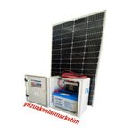 YÜZÜAK Araç Buzdolabı, Televizyon, Laptop, Lamba Ve Telefon Şarjı Solar Sistem ( 100a Akü / 205w Panelli )