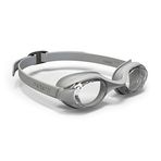 Yüzücü Gözlüğü Ayarlanabilir Kayış Standart Boy Gri 100 Ready Buğu Yapmaz ve Su Geçirmez
