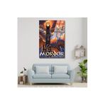 Yüzüklerin Efendisi Cam Mordor Dijital Baskı Kırılmaz Cam Tablo LOTR Cam Tablo